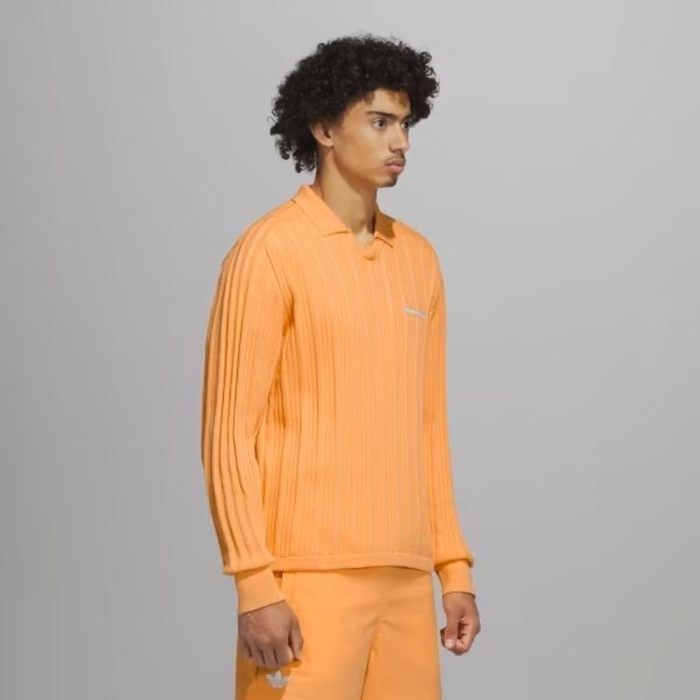 Adidas Pharrell Williams human race knitted knit shirt polo jersey - Picture 3 of 12